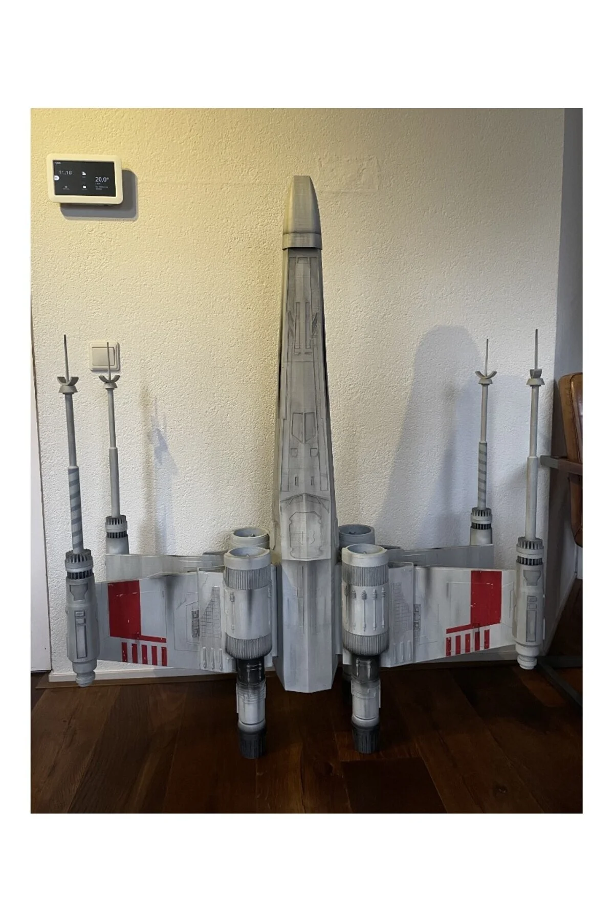 Star Wars X Wing Uzay Gemisi Dekor Futuristic Avize (AMPÜL DAHİL 120 CM BOY)