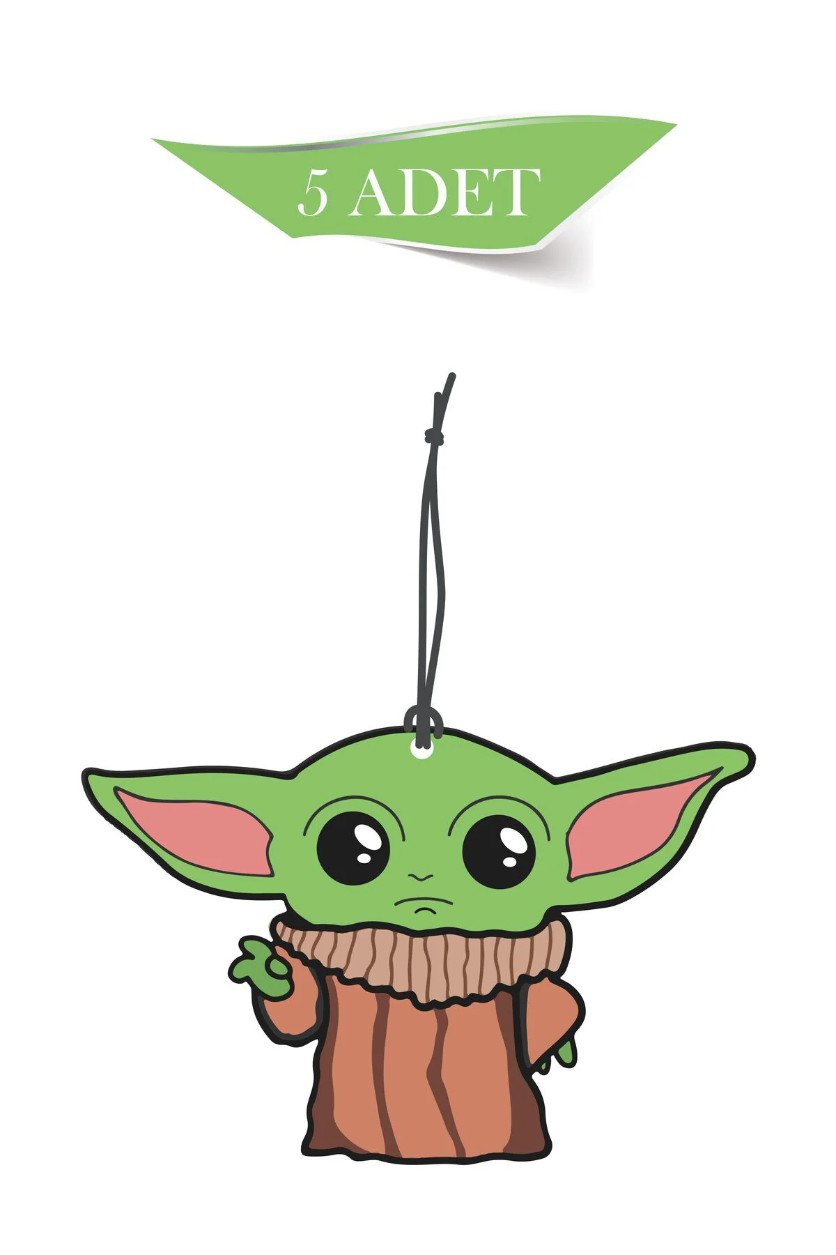 Star Wars Yoda 5'li Dekoratif Oto Kokusu ve Oto Aksesuarı