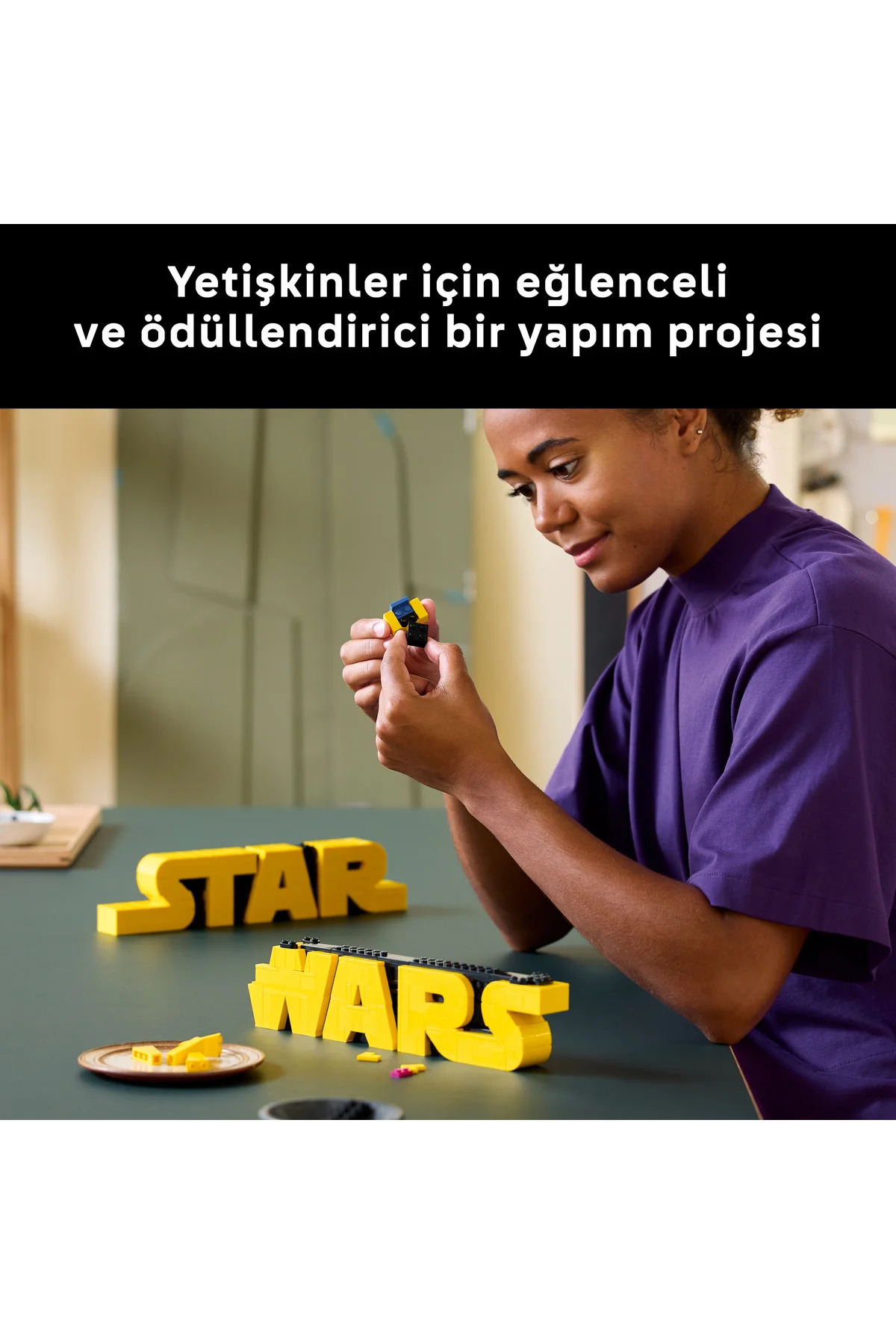 Lego ® Star Wars™Plarla Yapılan Star Wars Logosu 75407 - Yetişkinler İ