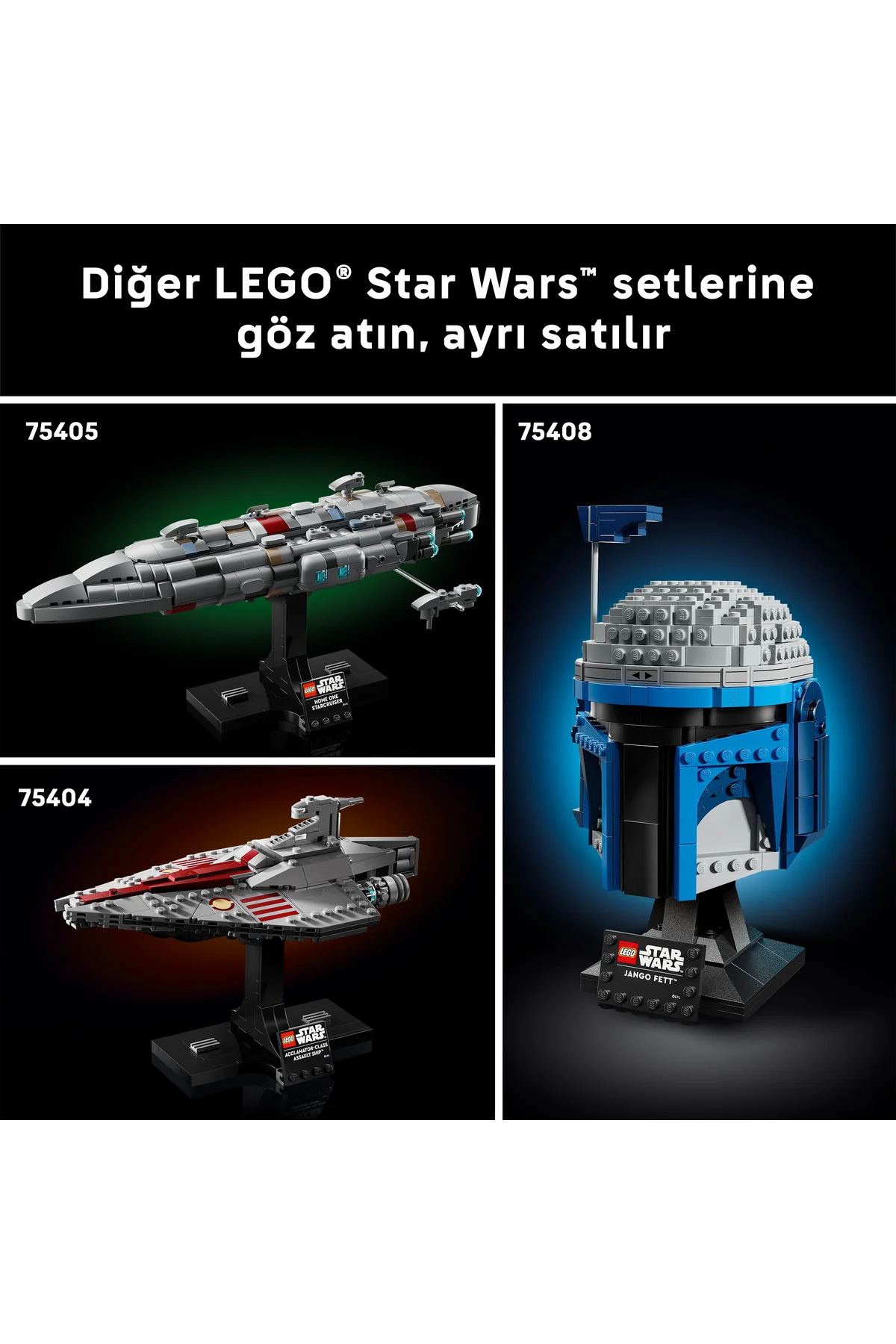 Lego ® Star Wars™Plarla Yapılan Star Wars Logosu 75407 - Yetişkinler İ