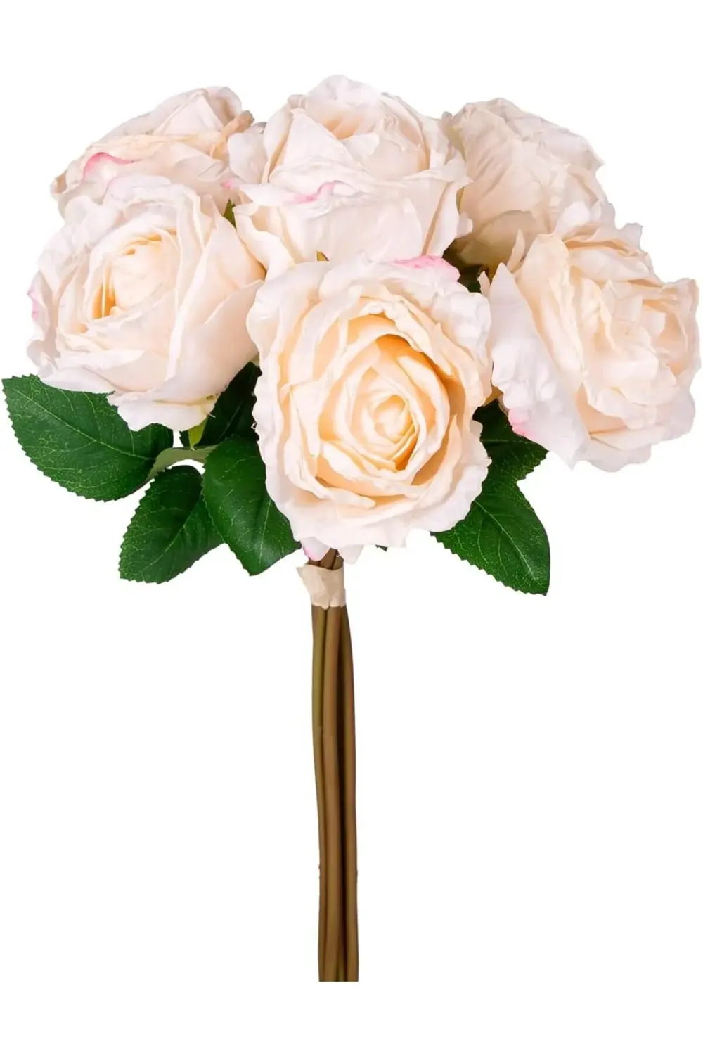 starbyx Yapay Çiçek Gül 6'lı Demet Krem 37 Cm. NewDesing 1094633