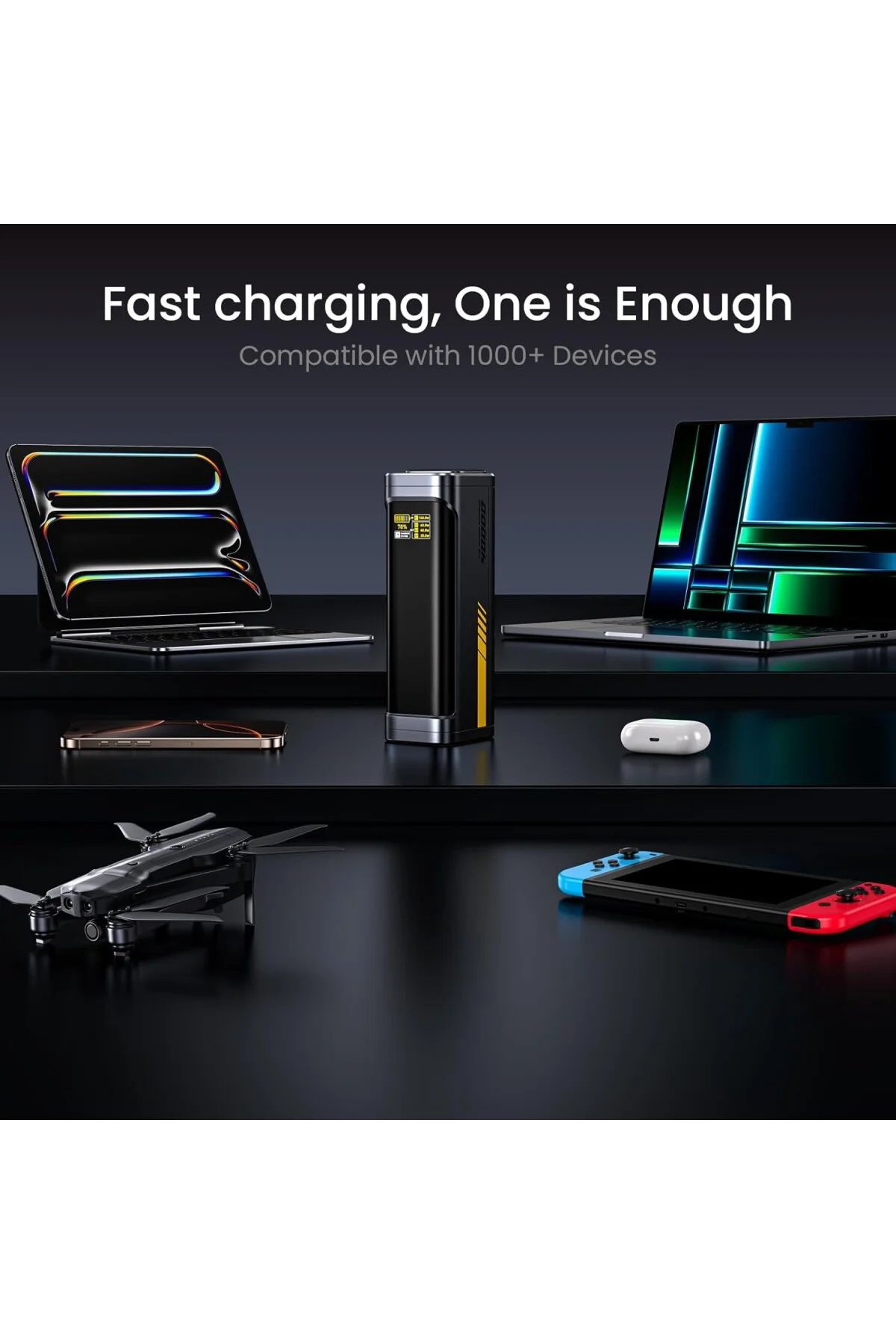 Starship 40.000 mAh 140W PD3.1 Powerbank, Akıllı Dijital Gösterge