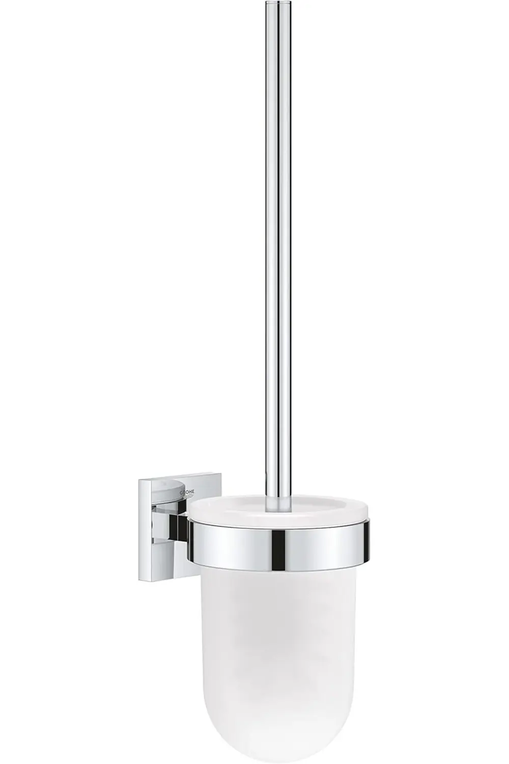 Start Cube Tuvalet Fırçası Seti, Duş/Banyo Aksesuarları, Krom, 40