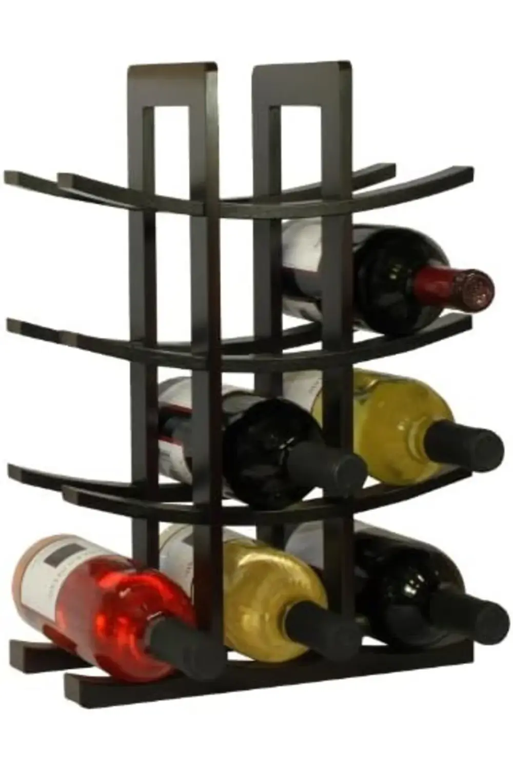 StarTec WR1132 Fächer Dark Espresso Bambus Weinregal 1178227