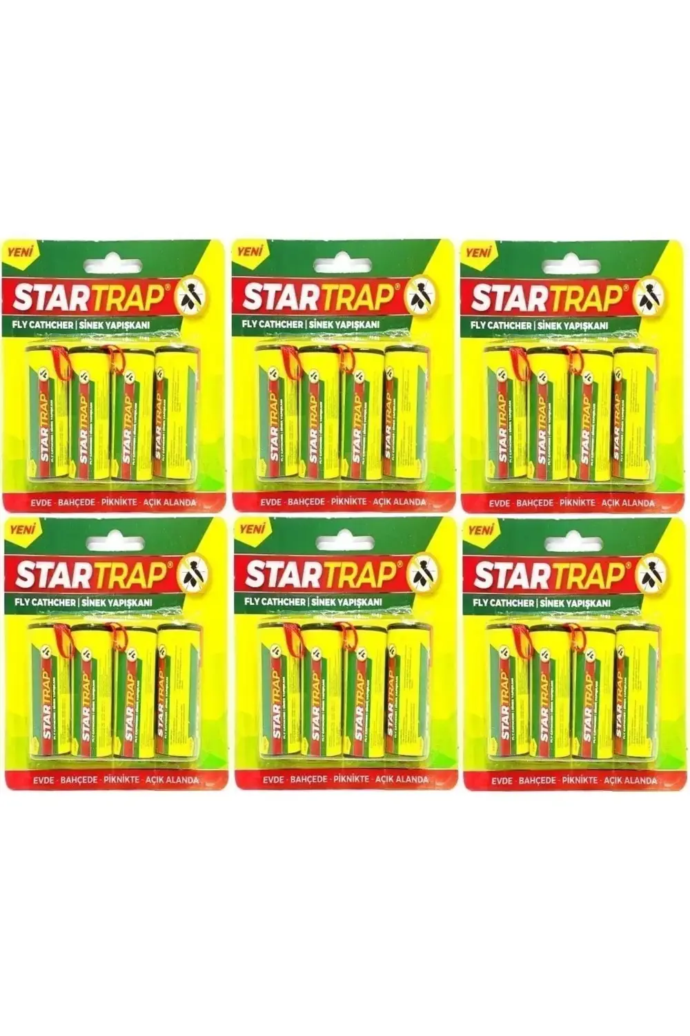 Startrap 24 Adet Sinek Bandı Sinek Yapışkanı Kartuş Fly Cathcher