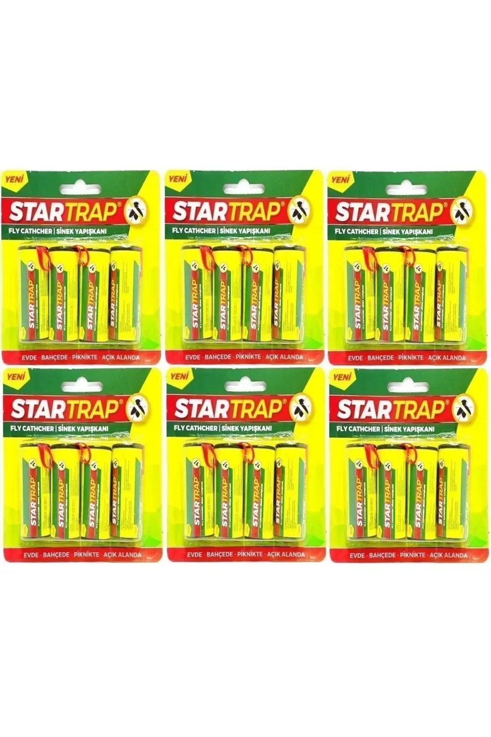 Startrap 24 Adet Sinek Bandı Sinek Yapışkanı Kartuş Fly Cathcher