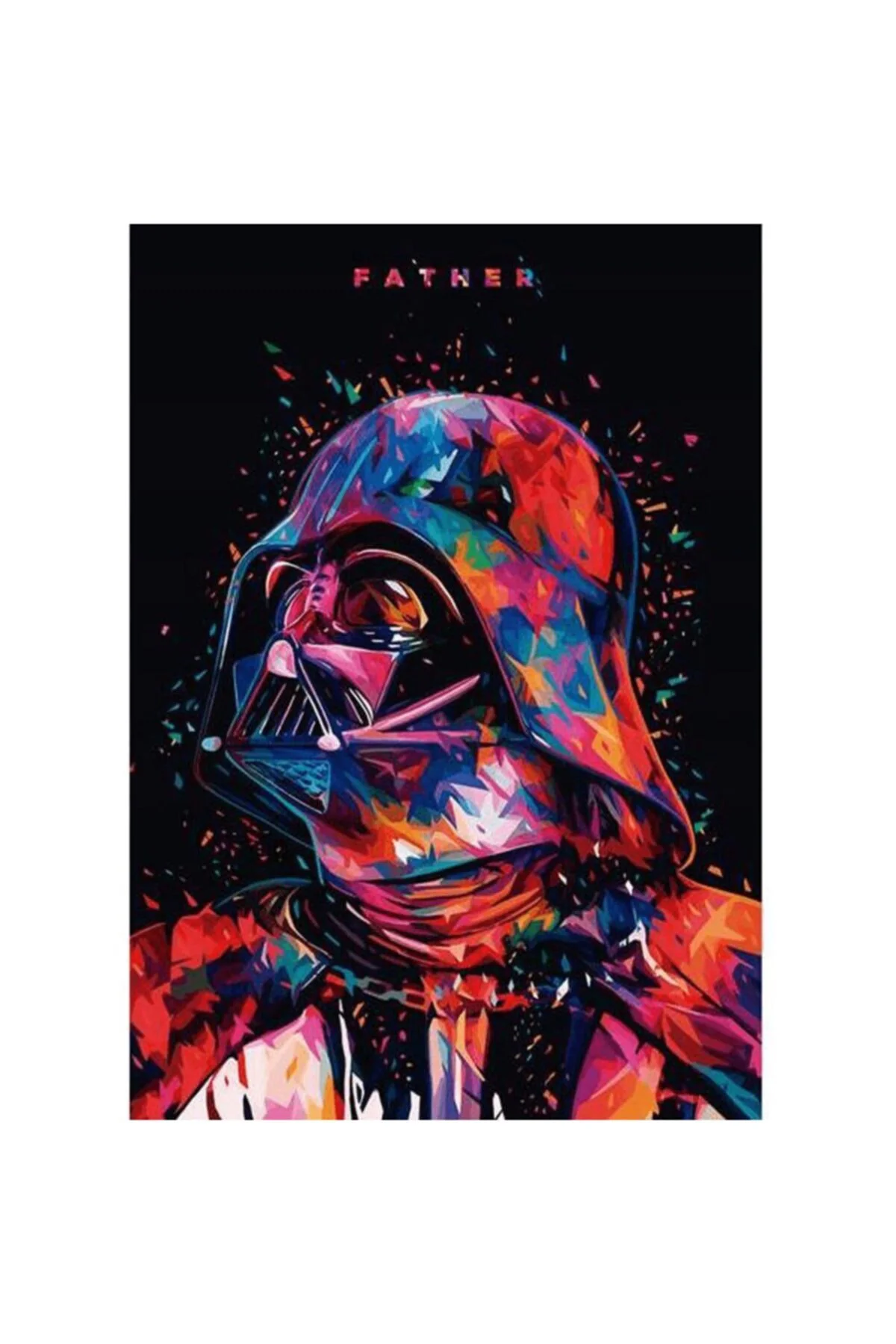 Starwars Darth Vader Sayılarla Boyama Seti