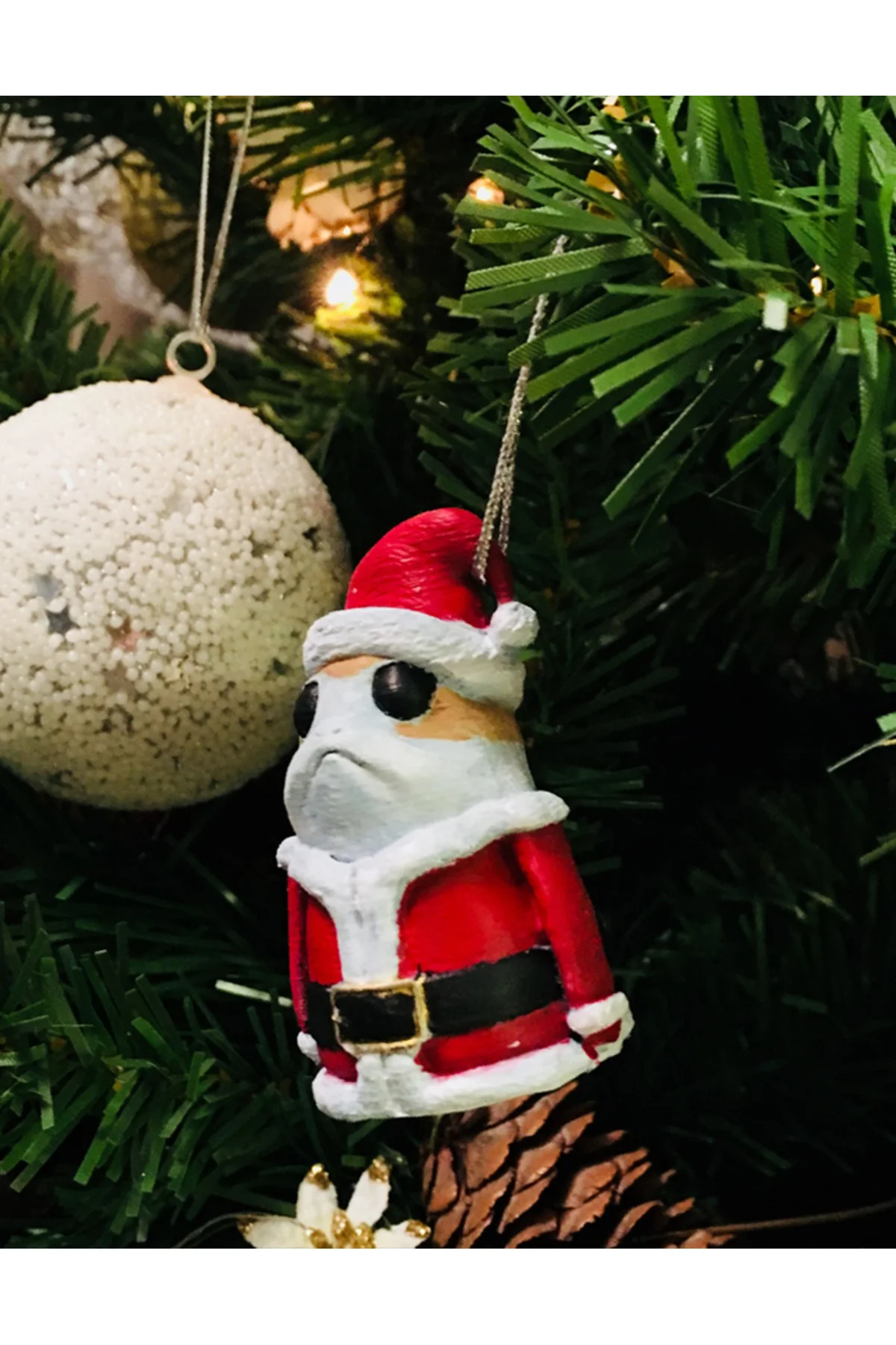Starwars Noel Baba Porg Çam Ağacı Süsü Star Wars Yılbaşı Süsü