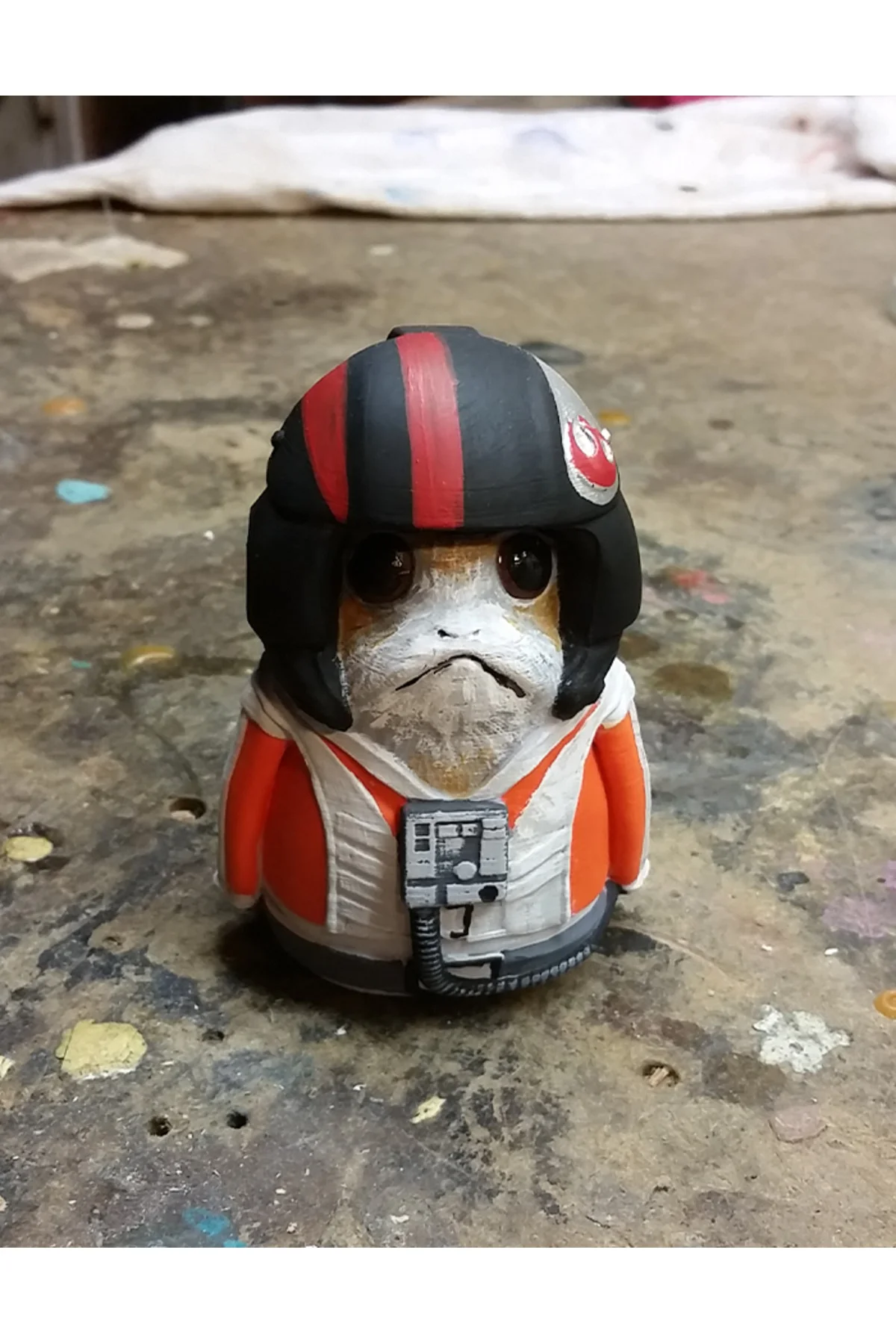 Starwars Porg Boyalı Figür The Last Jedi Porg Boyalı Figür