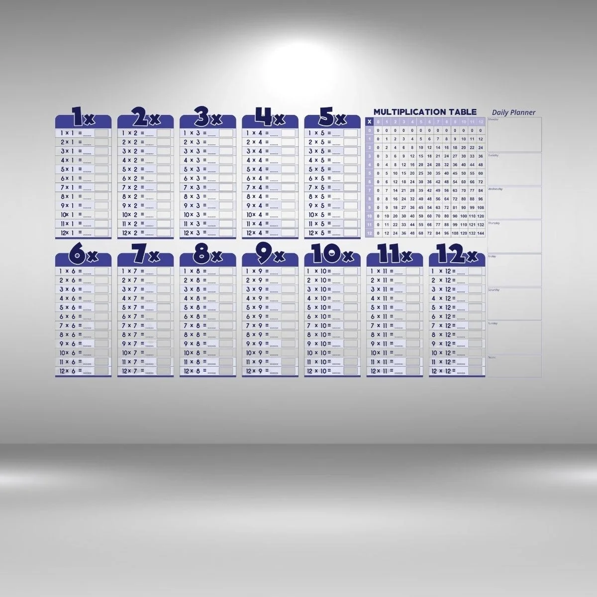 Statik Akıllı Kağıt Ingilizce Çarpım Tablosu 100x56 Cm(1 Adet Silgili Kalemli) Bx40 Fiyatı, Yorumları ve Özellikleri