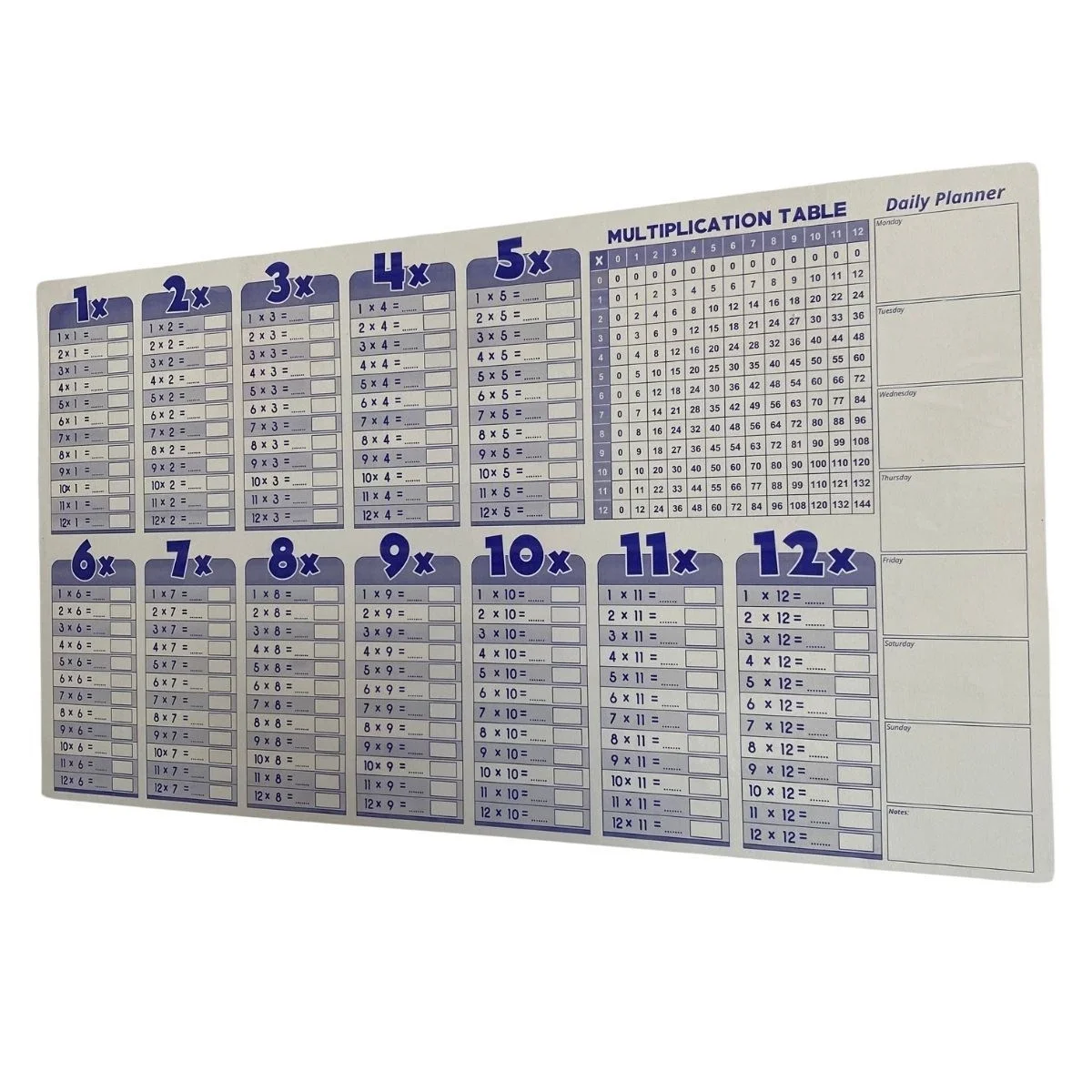Statik Akıllı Kağıt Ingilizce Çarpım Tablosu 100x56 Cm(1 Adet Silgili Kalemli) Bx40 Fiyatı, Yorumları ve Özellikleri