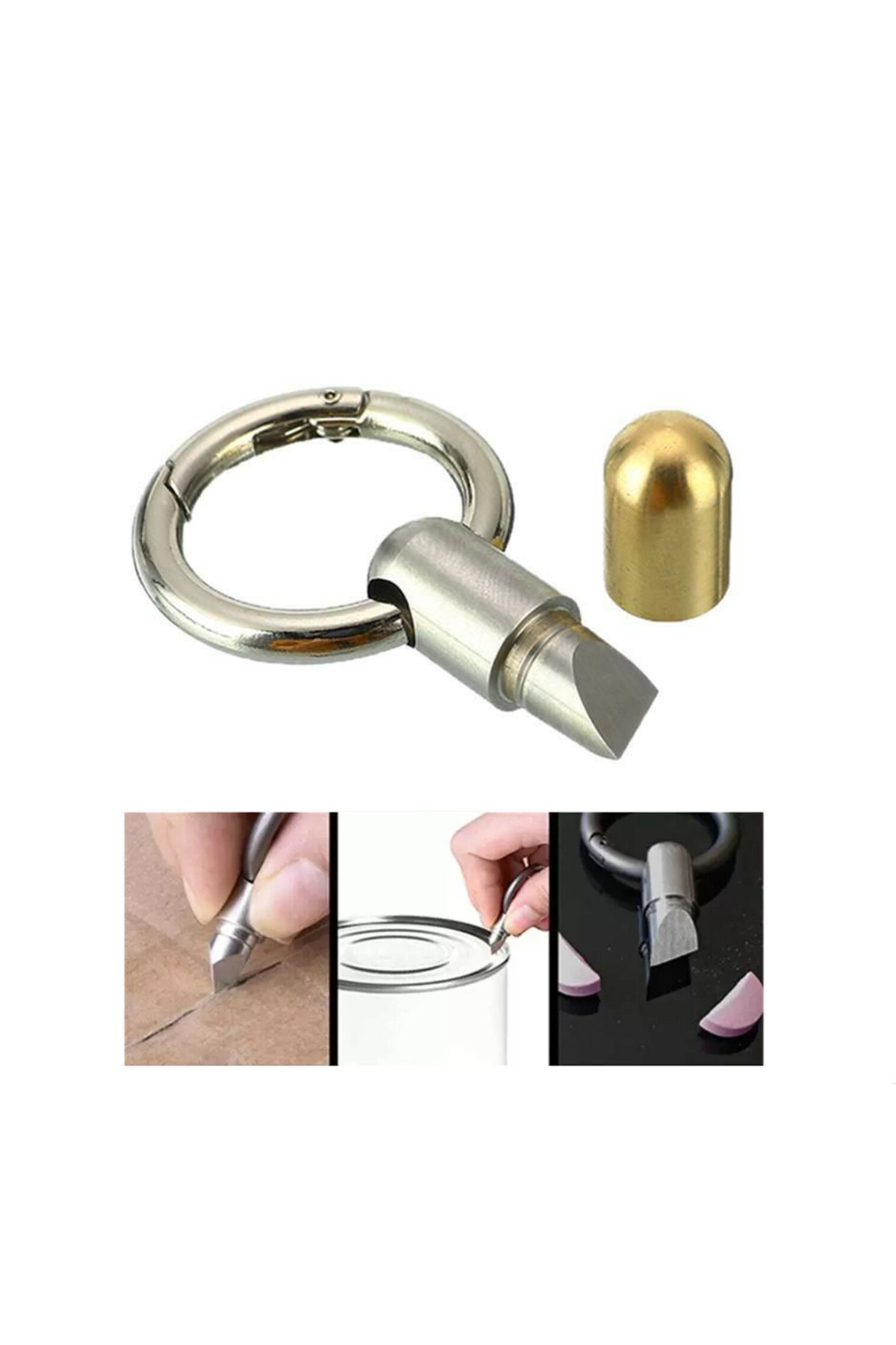 STD ANAHTARLIĞA TAKILABİLEN KAPSÜL MİNİ FALÇATA (4767) Klasik ( T