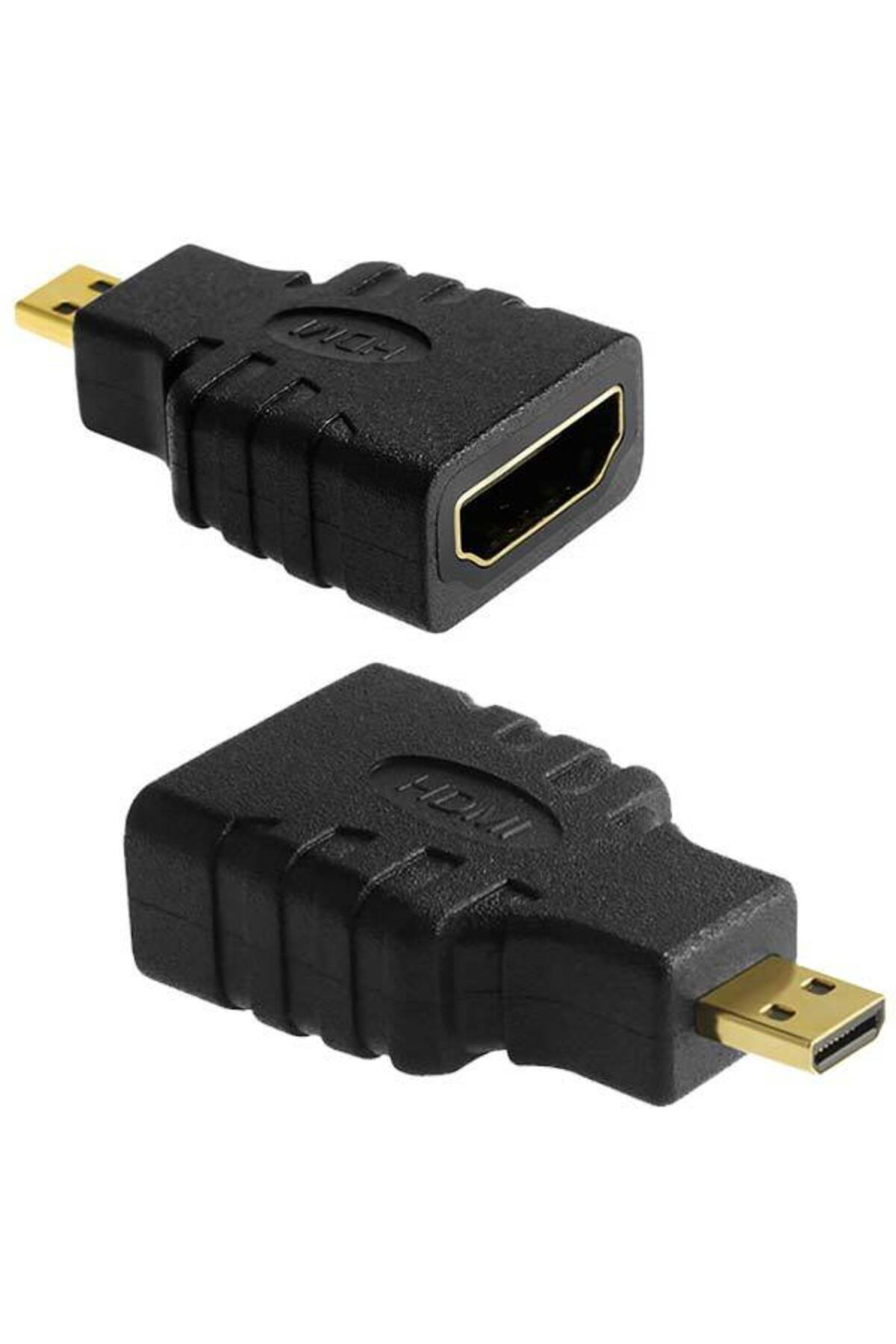 STD HDMI DİŞİ MİCRO HDMI ERKEK ÇEVİRİCİ (4767) Klasik ( TEKLİDİR 