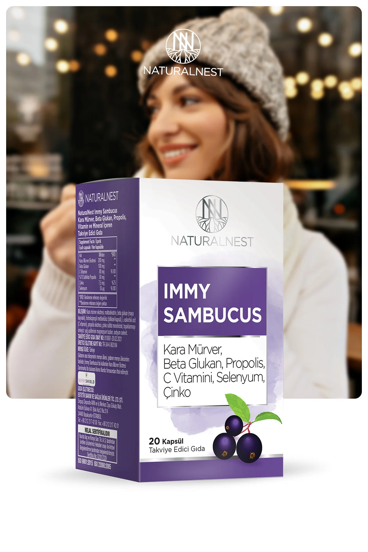 STD Immy Sambucus 20 Kapsül ( TEKLİDİR )