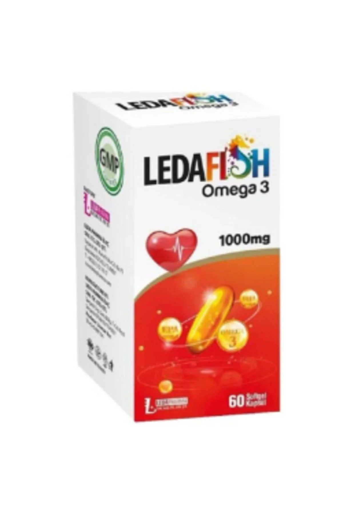 STD Ledafish Omega 3 1000 mg 60 Softgel ( TEKLİDİR )