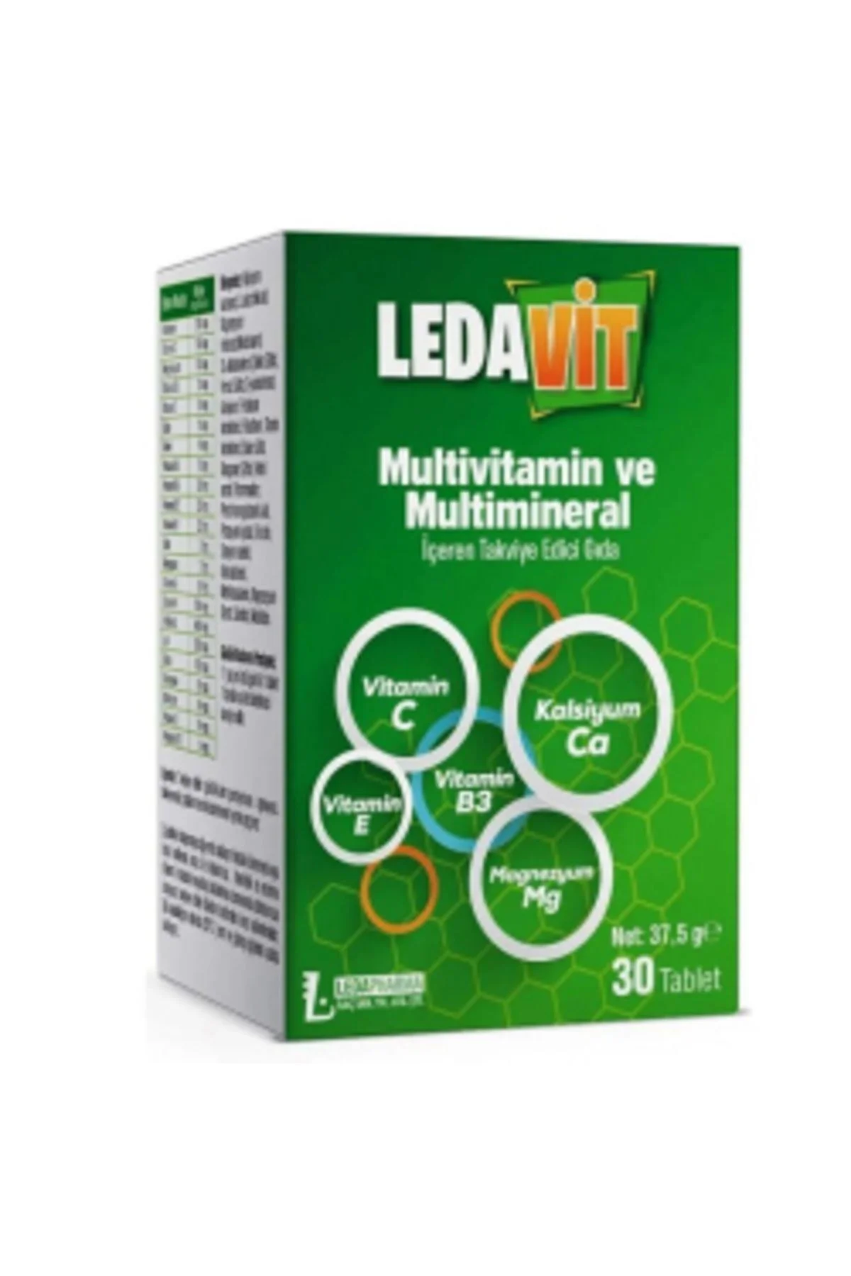 STD Ledavit Multivitamin ve Multimineral 30 Kapsül ( TEKLİDİR )