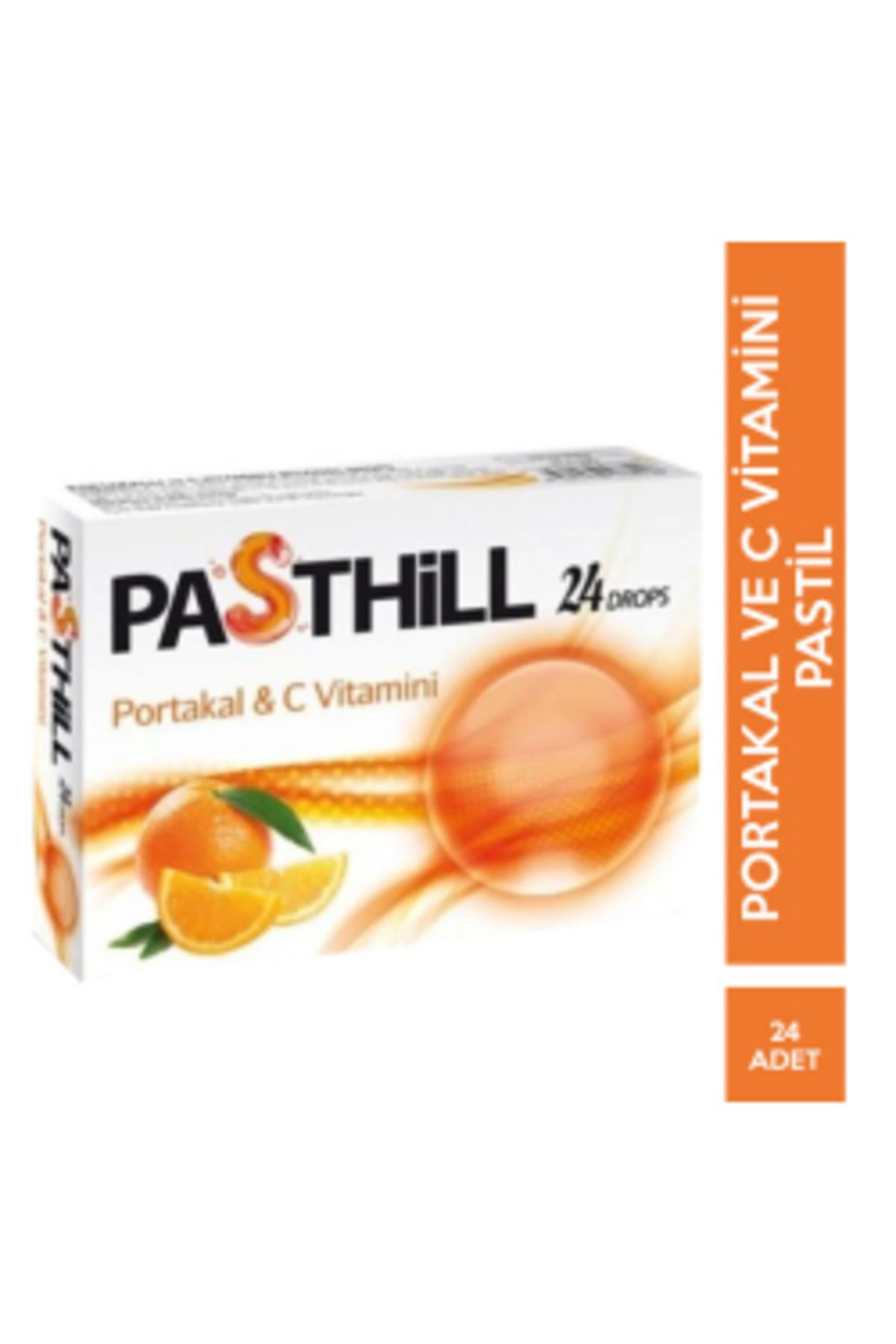 Novaface Std Pasthill Portakal Ve C Vitamini Pastil Drops 24 Adet ( Teklid