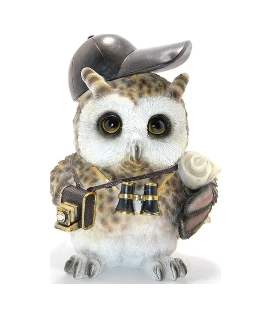 Steampunk Polyester Baykuş Figürü Model 2