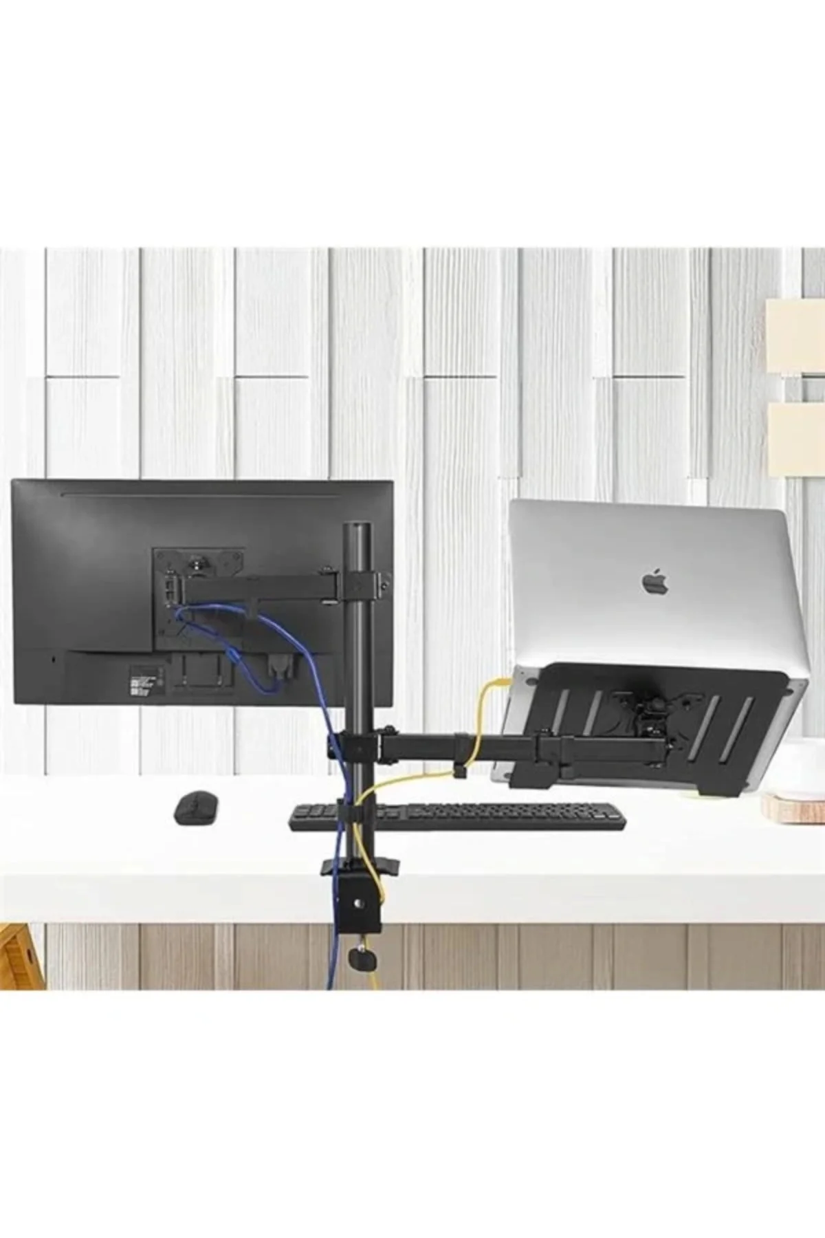 Steel 2 8 Kg Çift Kol Asansörlü 17" 32" Monitör&10 17" Laptop Sta
