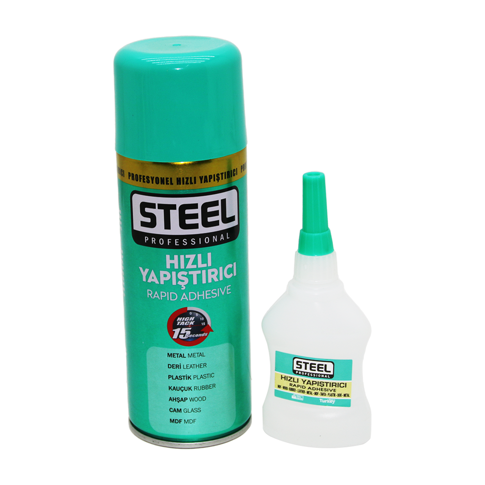 STEEL 400ML+60GR BÜYÜK HIZLI YAPIŞTIRICI (4741)