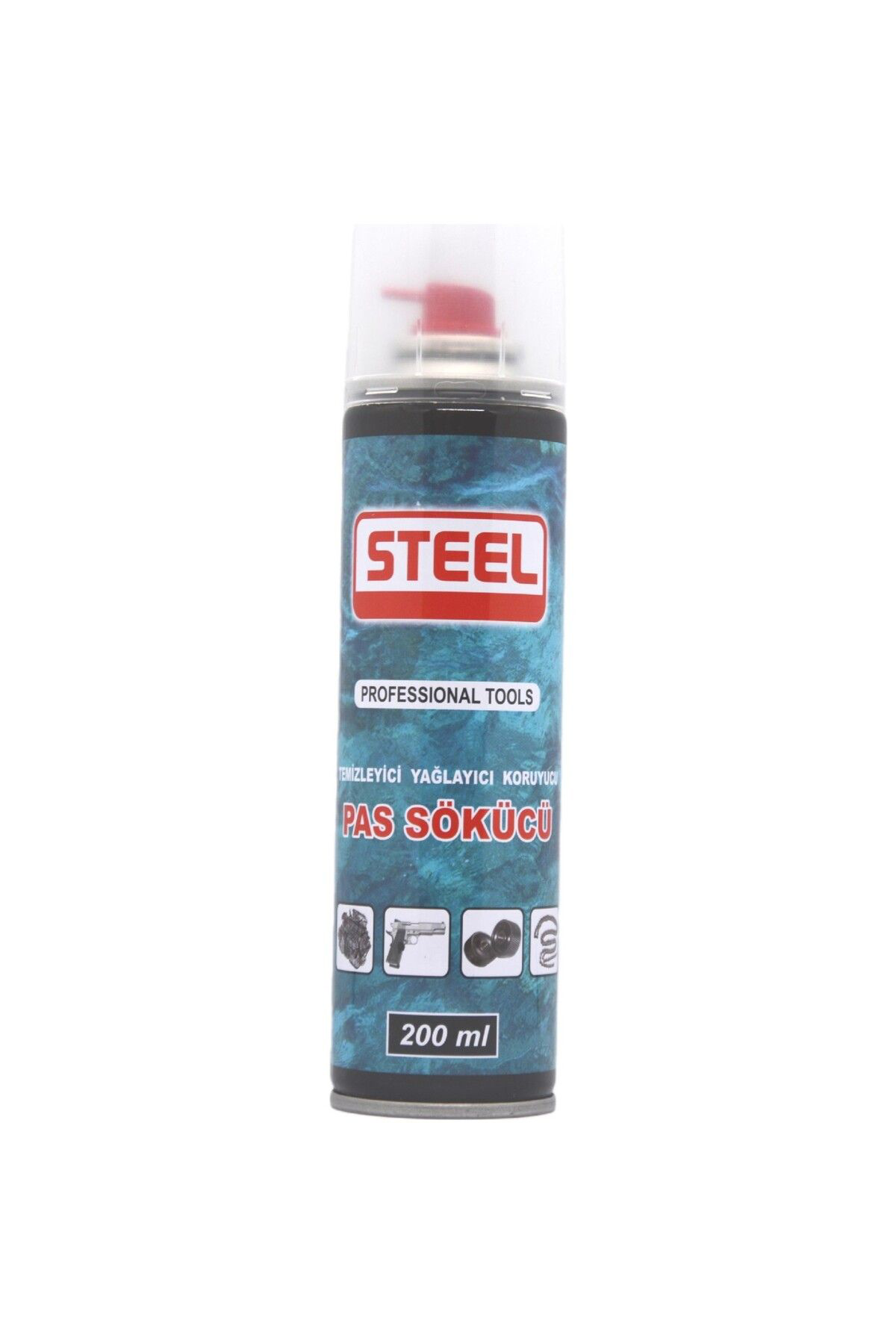 Ok Aksesuar Steel Ck-3483 Sprey Pas Sökücü 200Ml (5060)