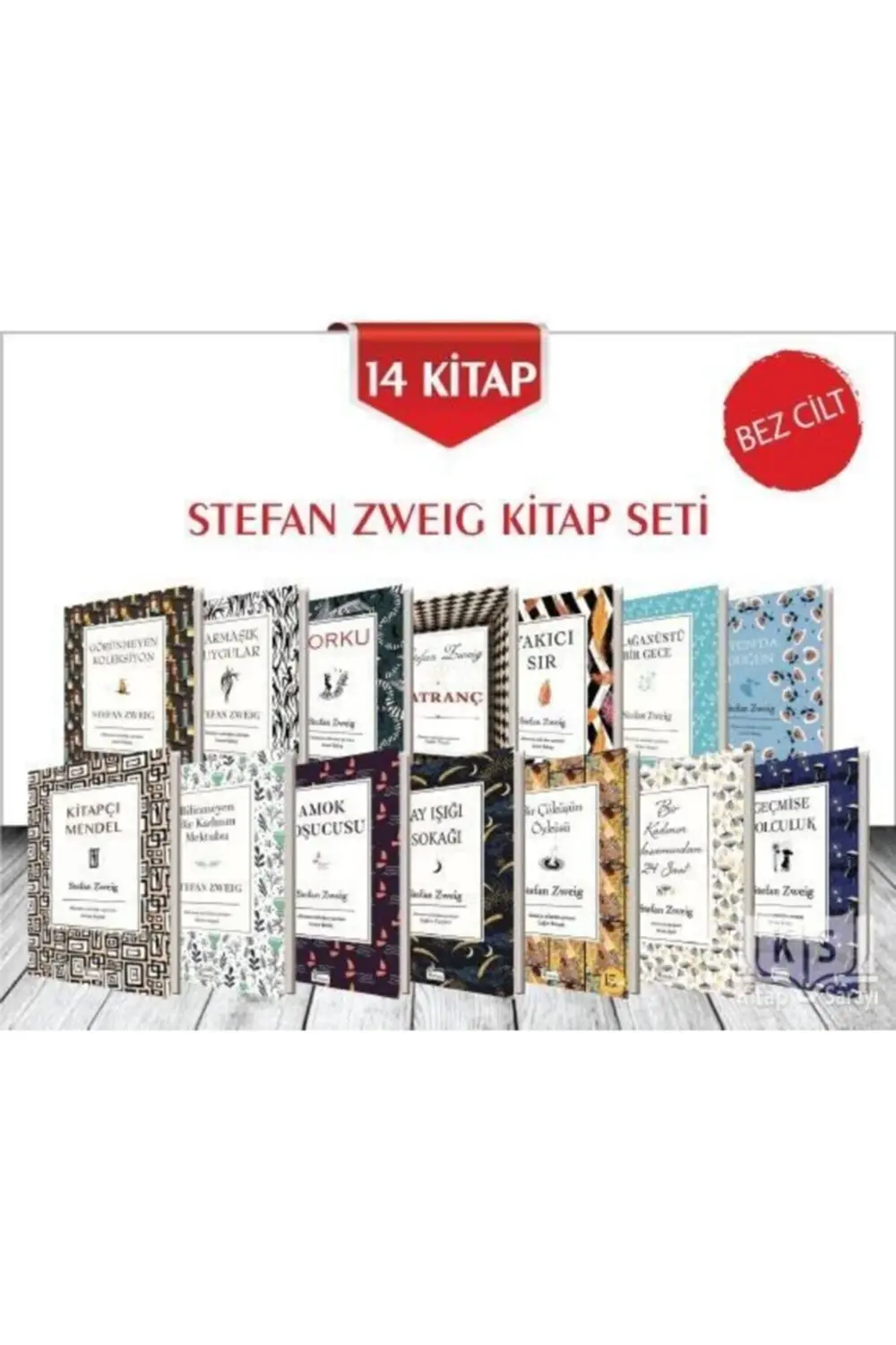 Stefan Zweıg Kitap Seti Bez Cilt 14 Kitap