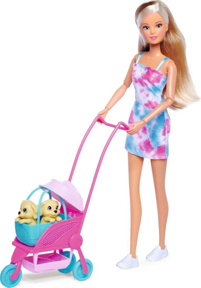 Steffi Love Sl Dog Buggy Köpek Arabalı Oyun Seti