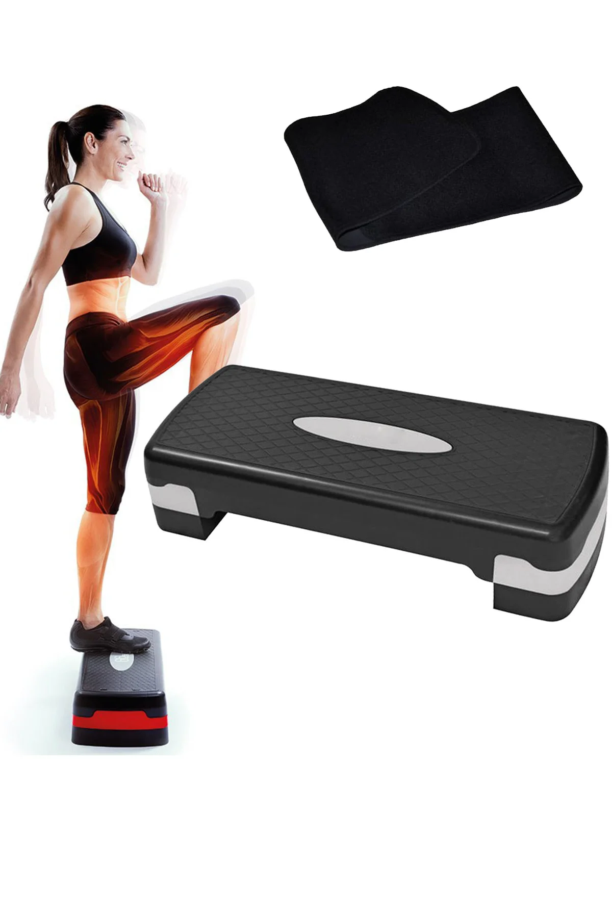 Step Tahtası 2 Kademeli Step İki Kademeli Step Spor Aleti Termal 