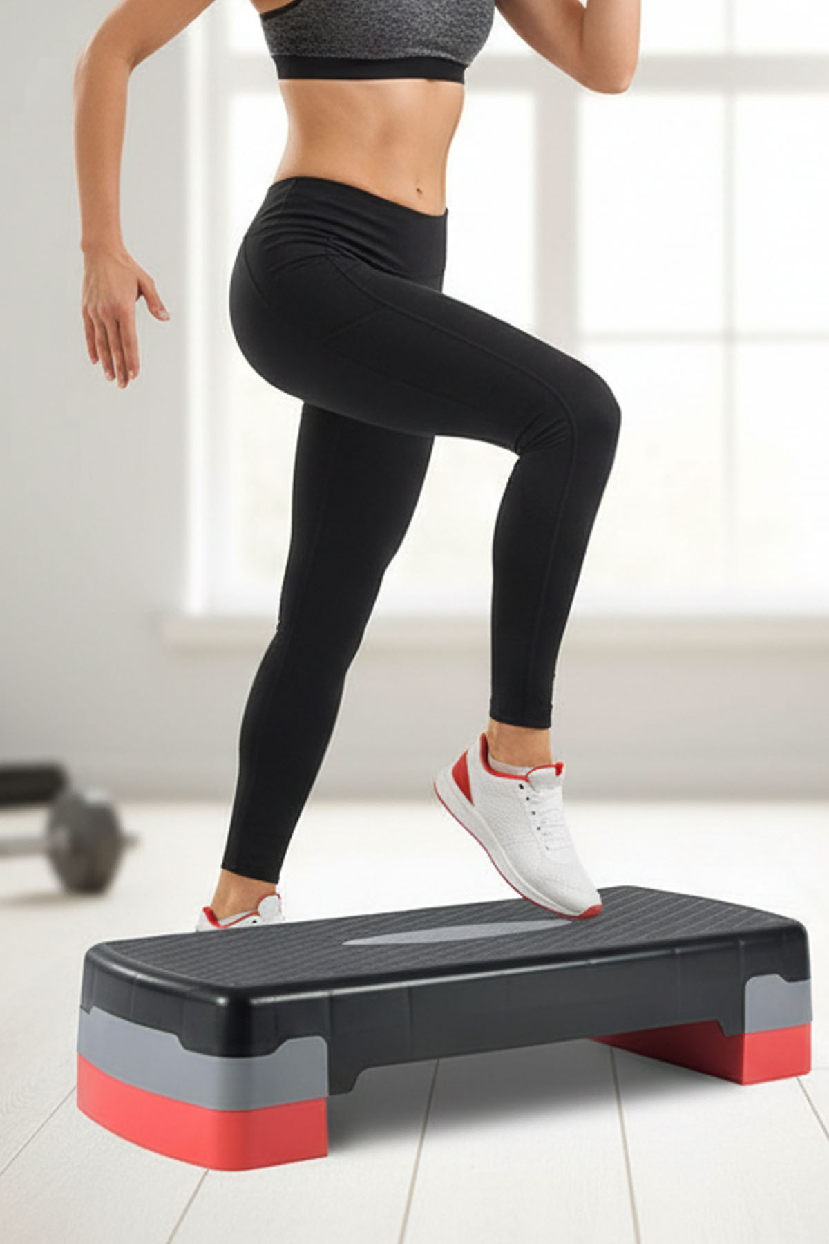 Delta Step Tahtasi 2 Kademeli – Aerobik Step Board, Kardiyo Egzersiz, E