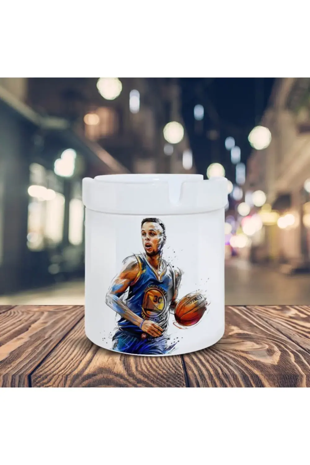 Stephen Curry Mpv Baskılı Küllük Seramik Kül Tablası-20154
