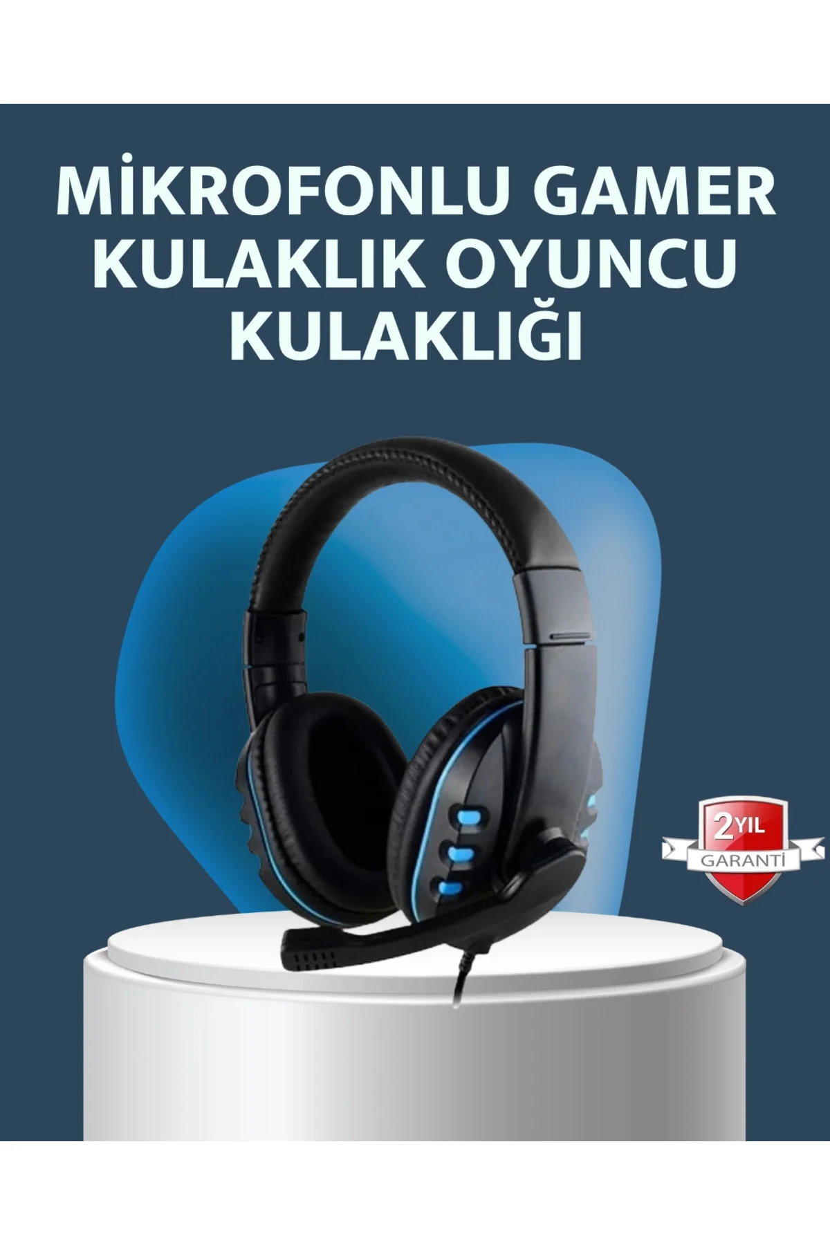 Stereo Mikrofonlu Kablolu Oyun Kulaklığı – Konforlu Ve Net Ses İl