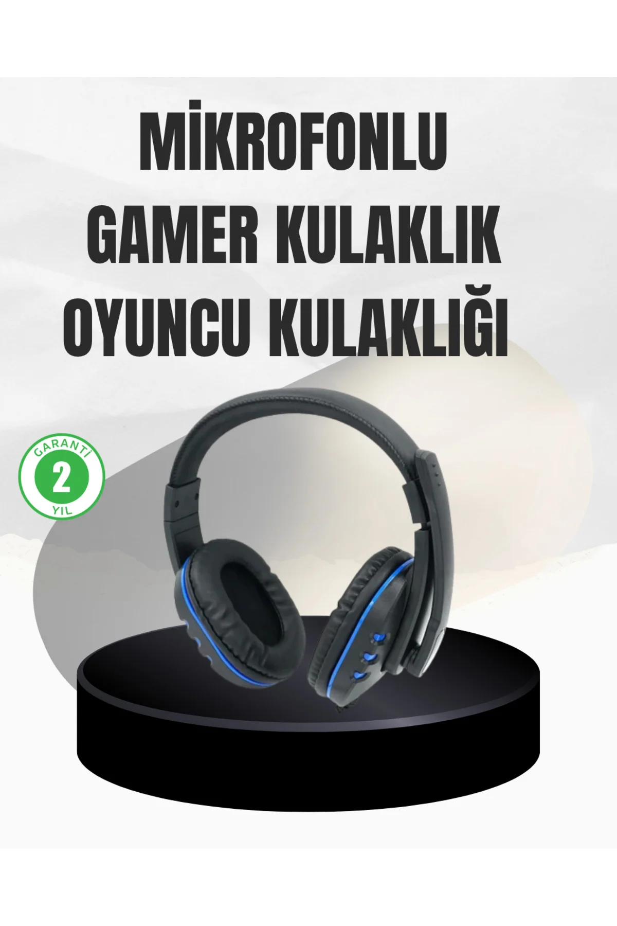Stereo Oyun Kulaklığı – Güçlü Bas Mikrofonlu ve Konforlu Tasarım 