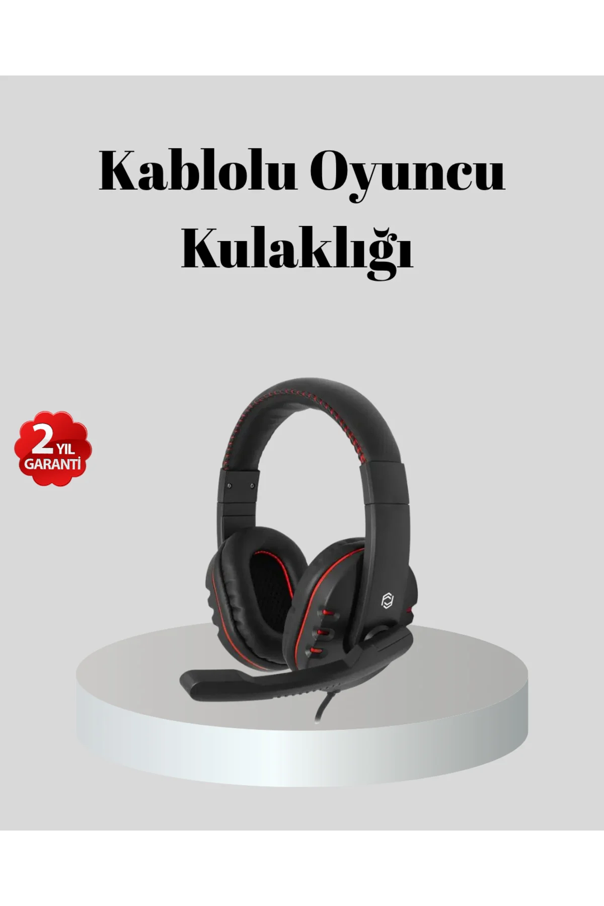 Stereo Ses Destekli Mikrofonlu Gaming Kulaklık – Yumuşak Pedli