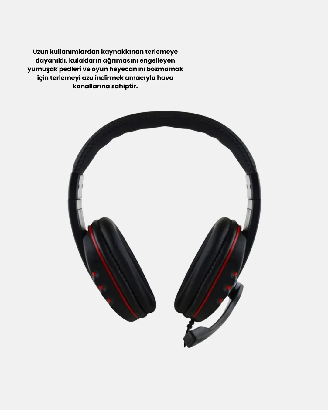 Stereo Ses Destekli Mikrofonlu Gaming Kulaklık – Yumuşak Pedli