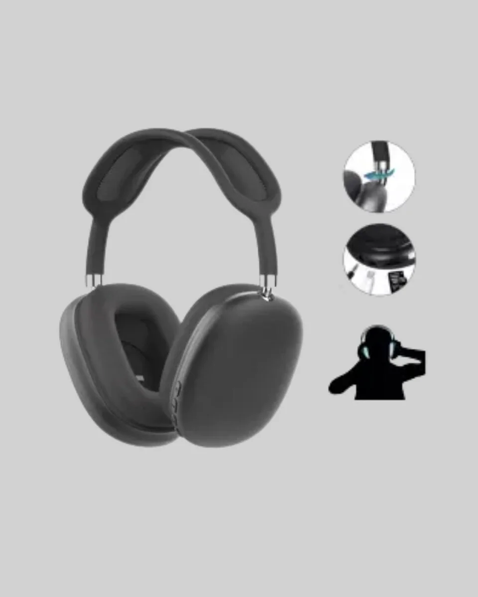 Stereo Ses Kaliteli Bluetooth Kulaklık - Katlanabilir ve Ergonomik Tasarım