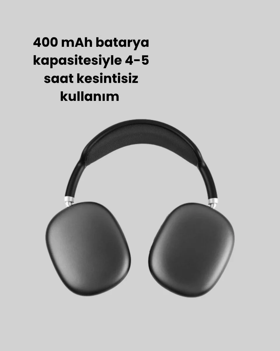 Stereo Ses Kaliteli Bluetooth Kulaklık - Katlanabilir ve Ergonomik Tasarım