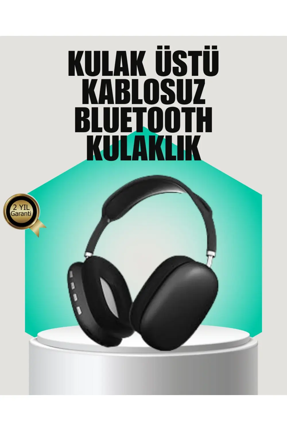 Stereo Ses Kaliteli Bluetooth Kulaklık | Katlanabilir ve Ergonomi