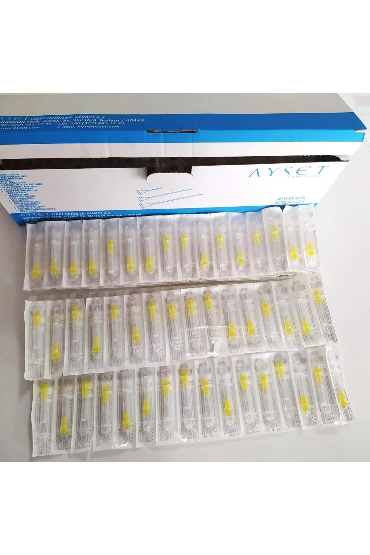 steril mezoterapi iğnesi 30 G 0.30 x 4 MM 50 Adet
