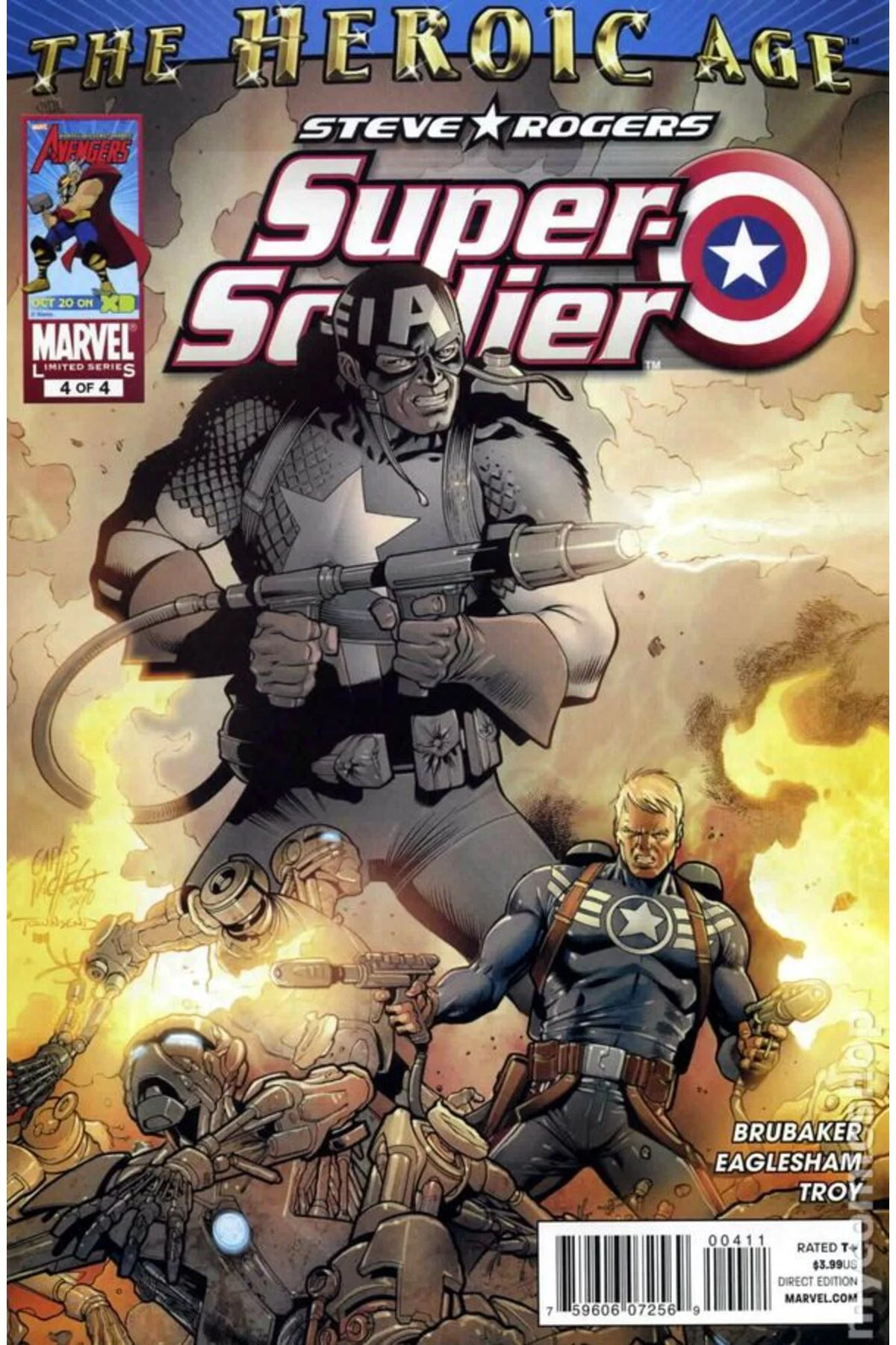 Steve Rogers Super-Soldier #4 (ingilizce)