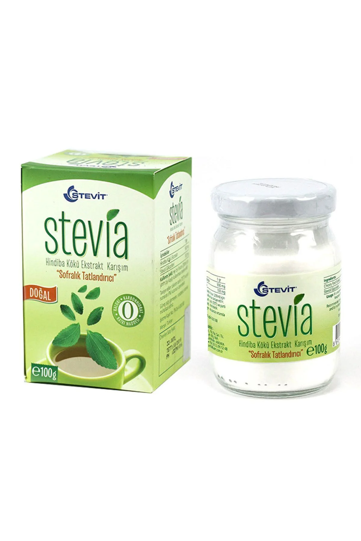 (STEVİT) Stevia Hindiba Kökü Ekstrakt Karışım 100 gr