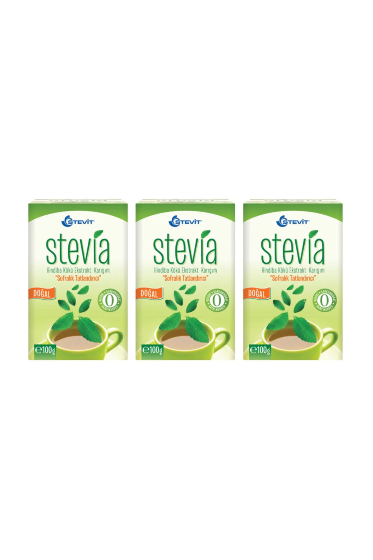 Stevit Stevia & Hindiba Kökü Ekstraktı 100 Gr X 3 Adet