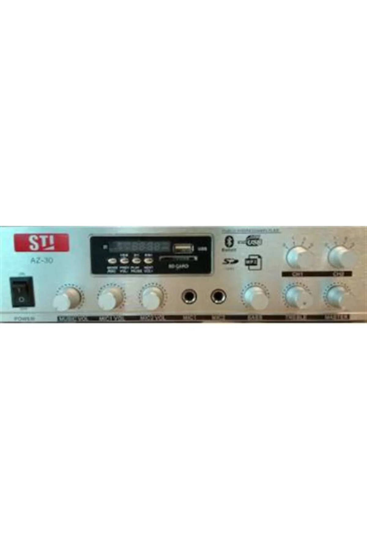 Stı Az-30 2x60 Watt Hat Trafolu Mixer Amplifikatör - Görsel 3