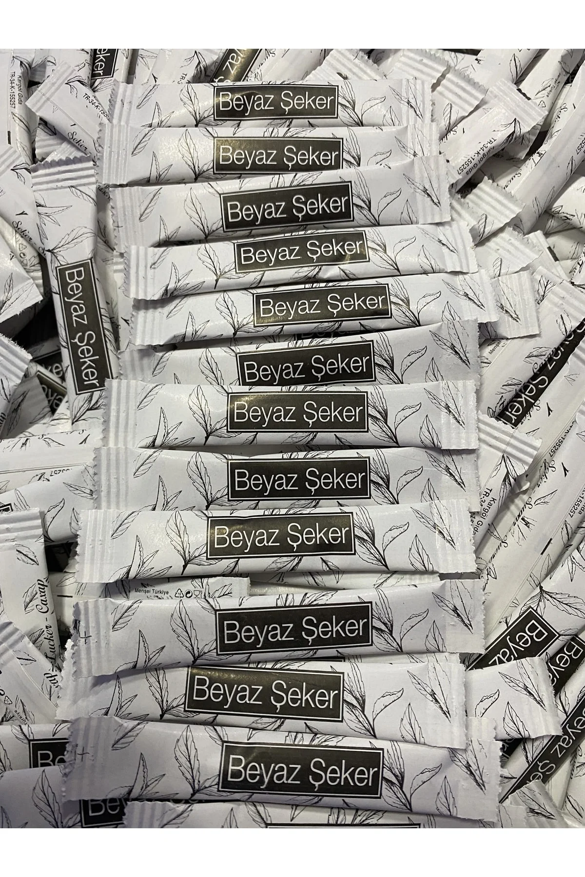 Stick Beyaz Toz Şeker Tek Kullanımlık 10,000 Adet 3gr 30kg