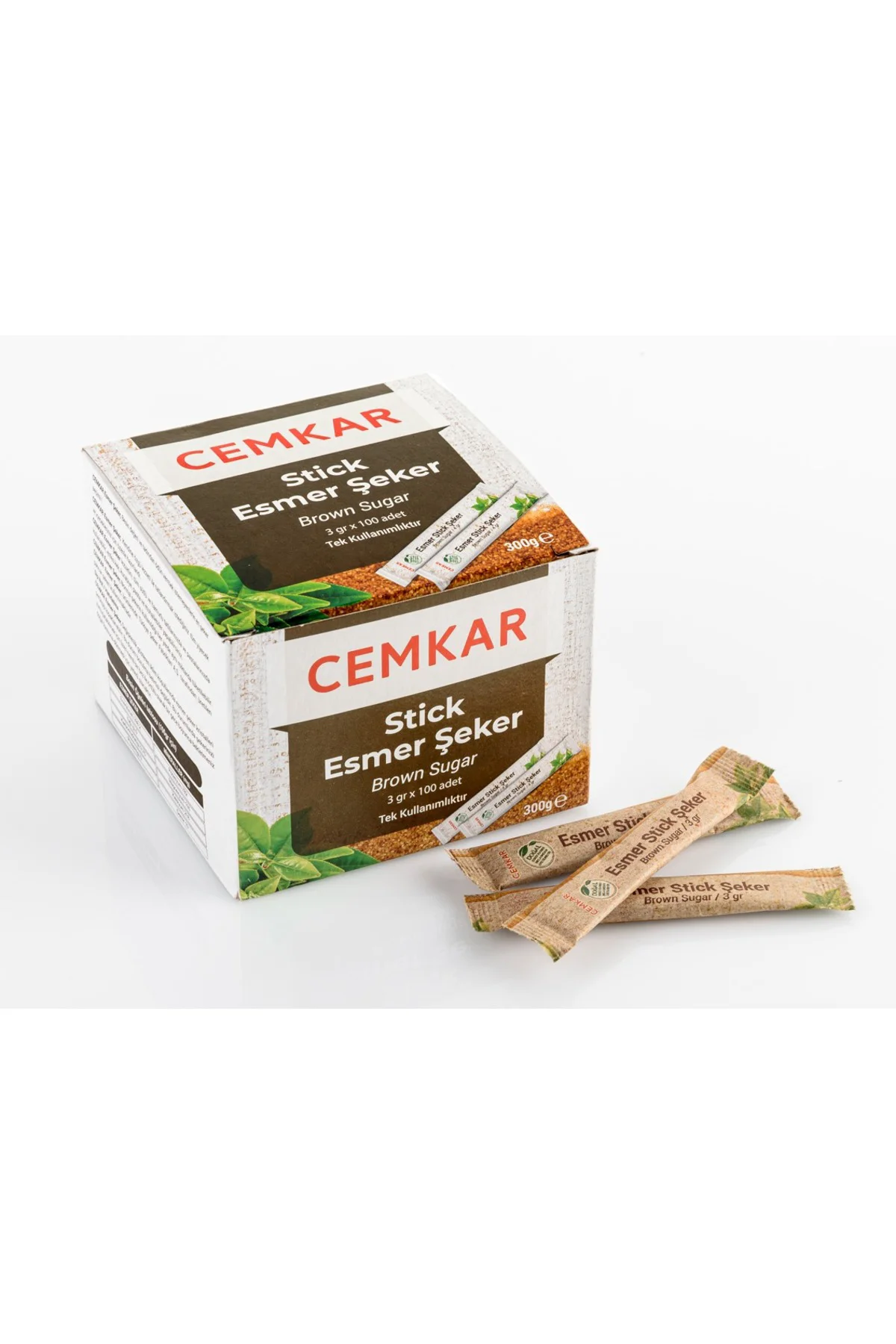 Stick Esmer Şeker 3gr X 100 Adet X 300gr