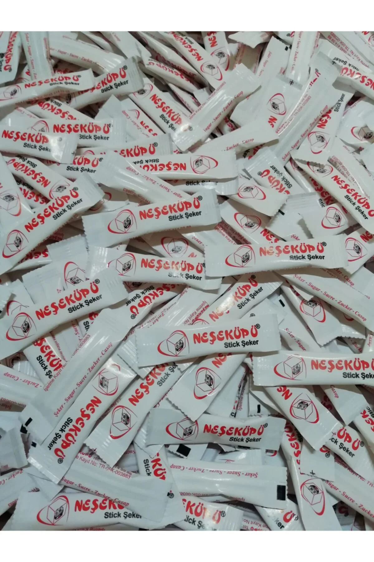 Stick Fişek Şeker Tek Kullanımlık 3 Kg 1200 Adet 2,5 Gr