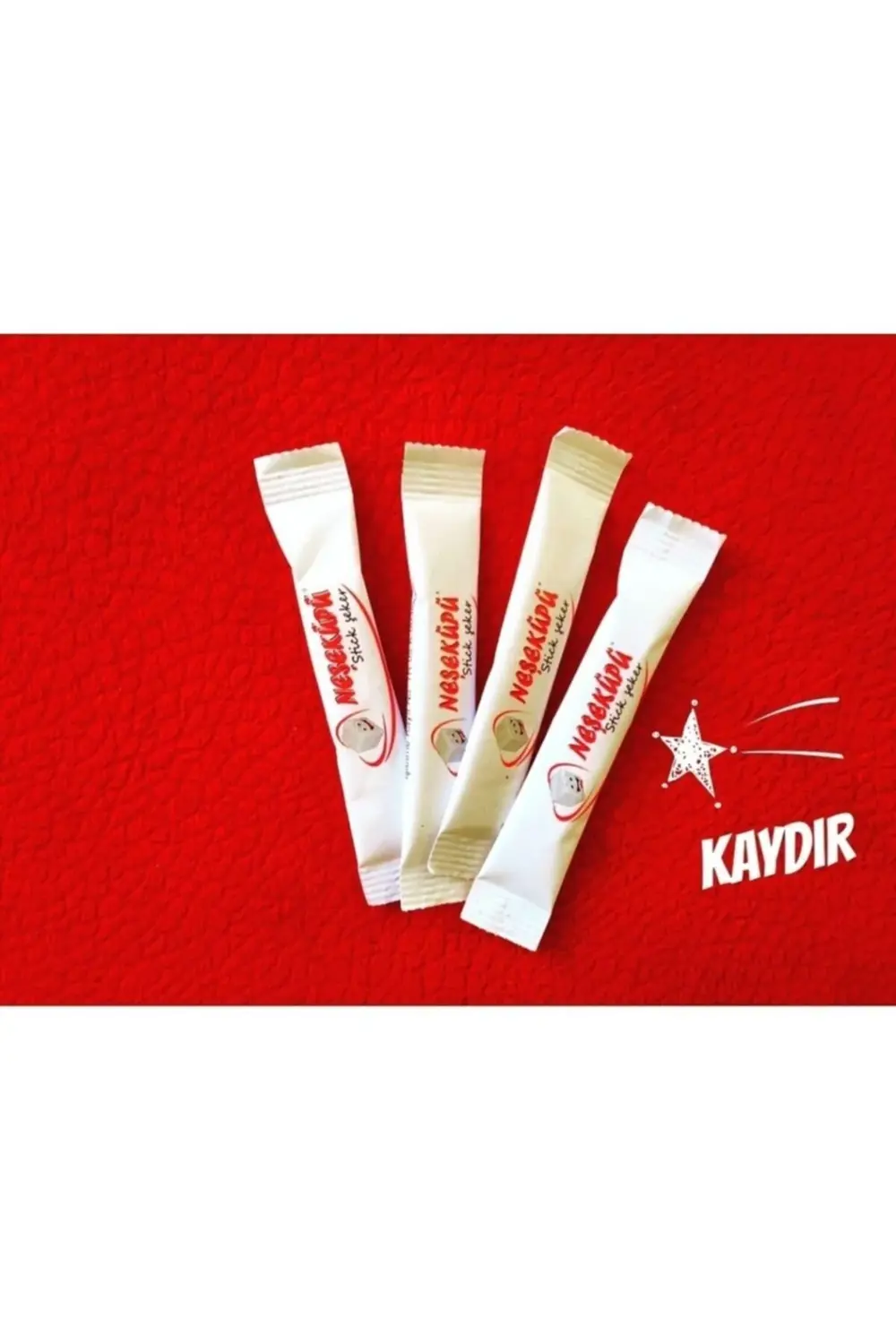 Stick Fişek Şeker Tek Kullanımlık 3 Kg 1200 Adet 2,5 Gr