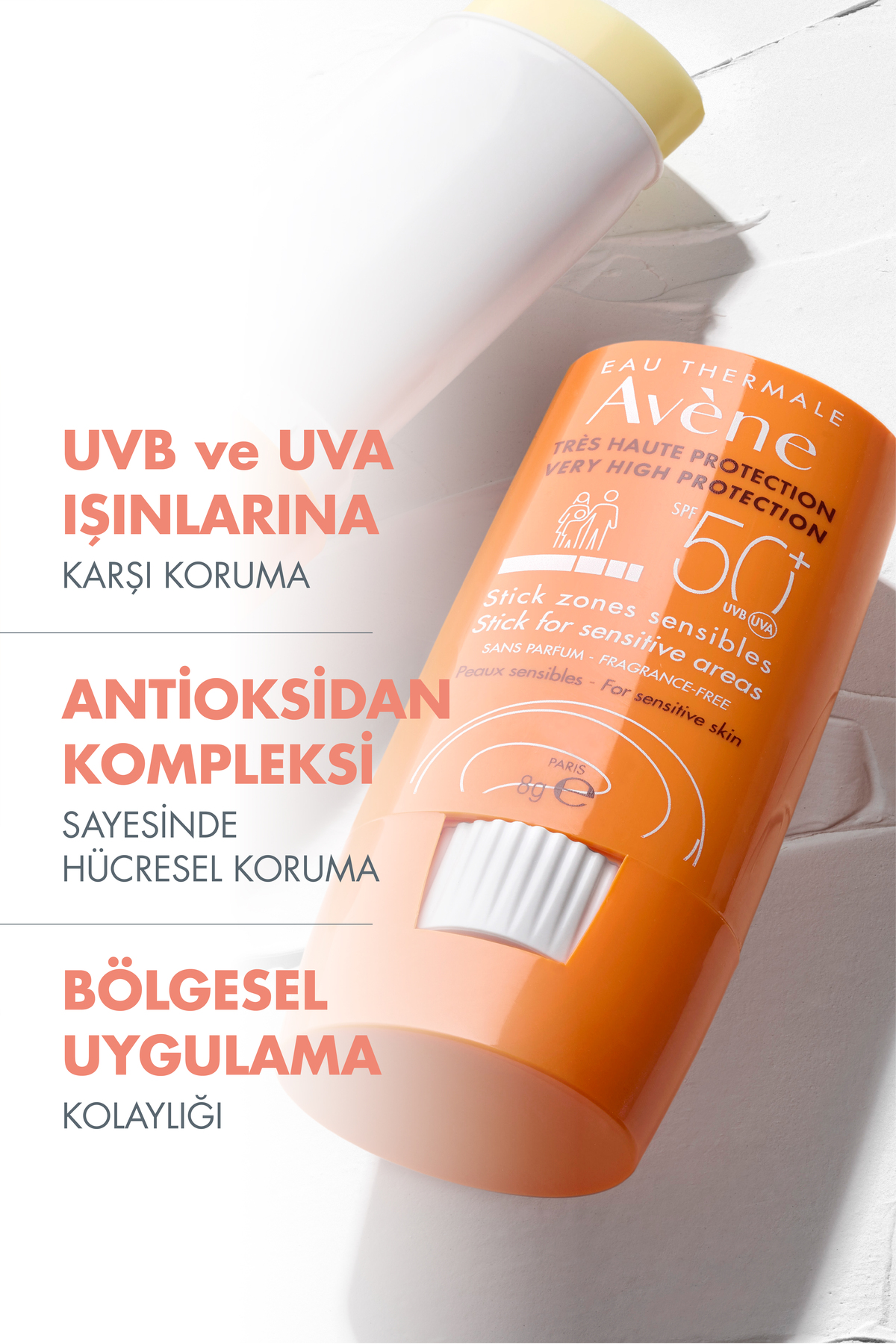 Avene Stick Hassas Bölgeler İçin Spf 50+ Yüksek Korumalı Stick Güneş Kr