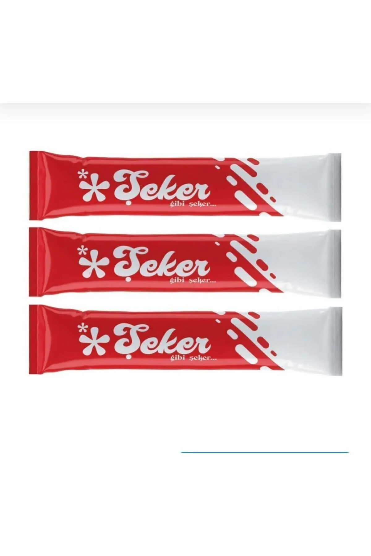 Stick Şeker 1000 Adet 3 gr ( Kırmızı Desenli )
