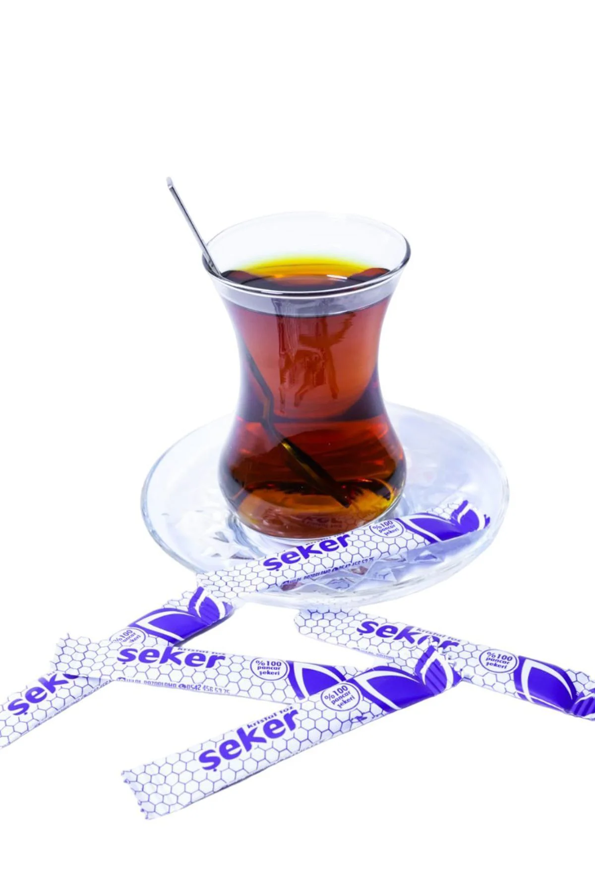 Stick Şeker 2000 Adet 3 gr ( Lacivert Desenli )