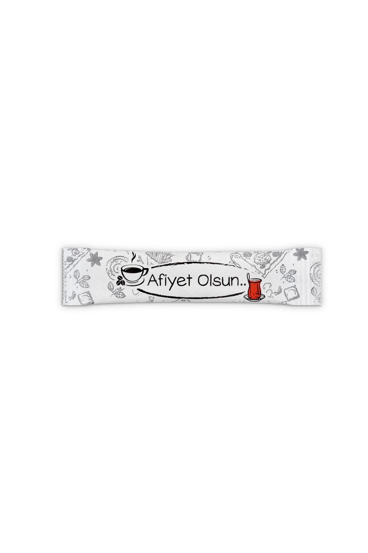Bilenbiri Stick Şeker 2.5 Gr Dahil Beyaz Şeker/Kuşe Kağıt 1.5*9Cm Tek Kulla